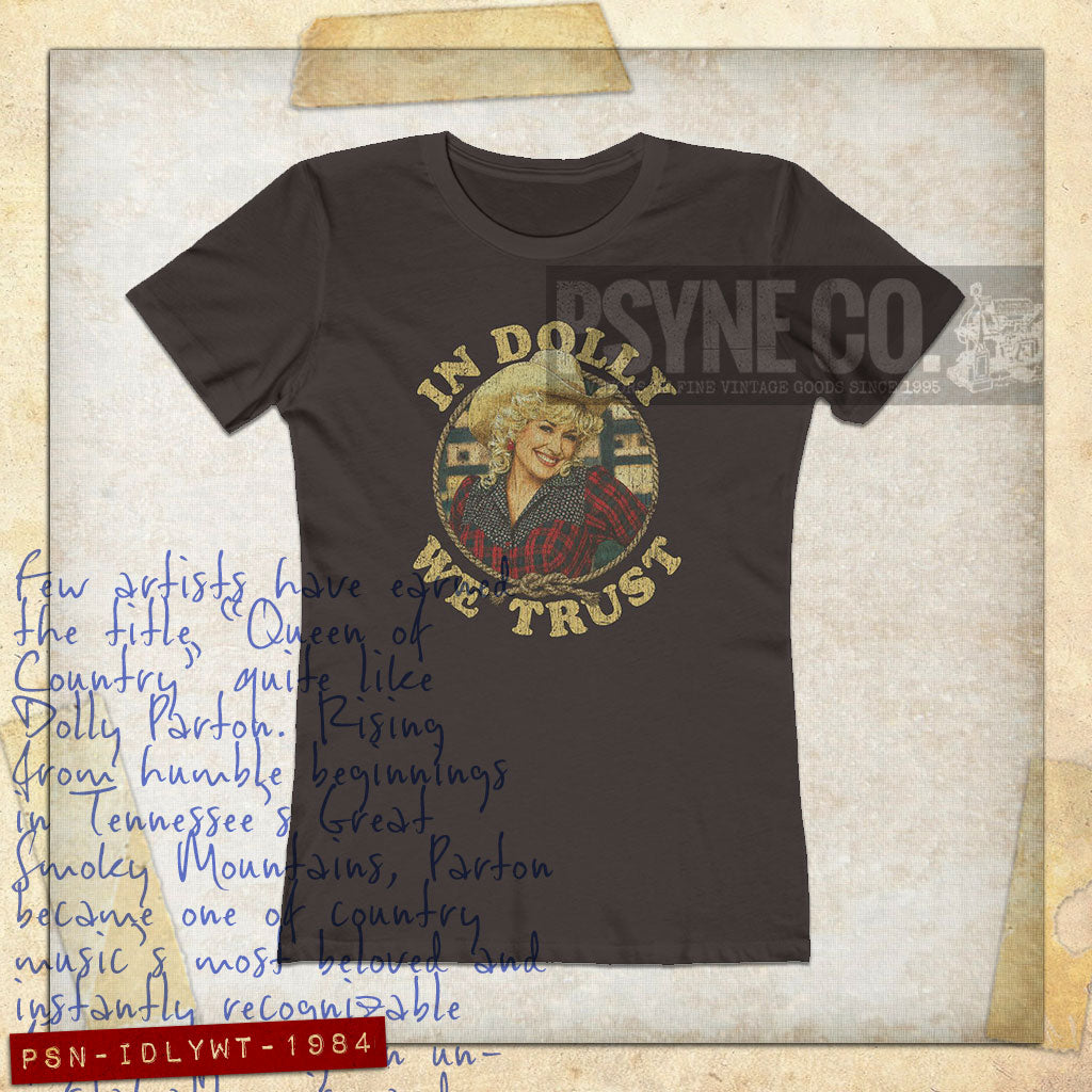 In Dolly We Trust 1984 Vintage Women's T-Shirt