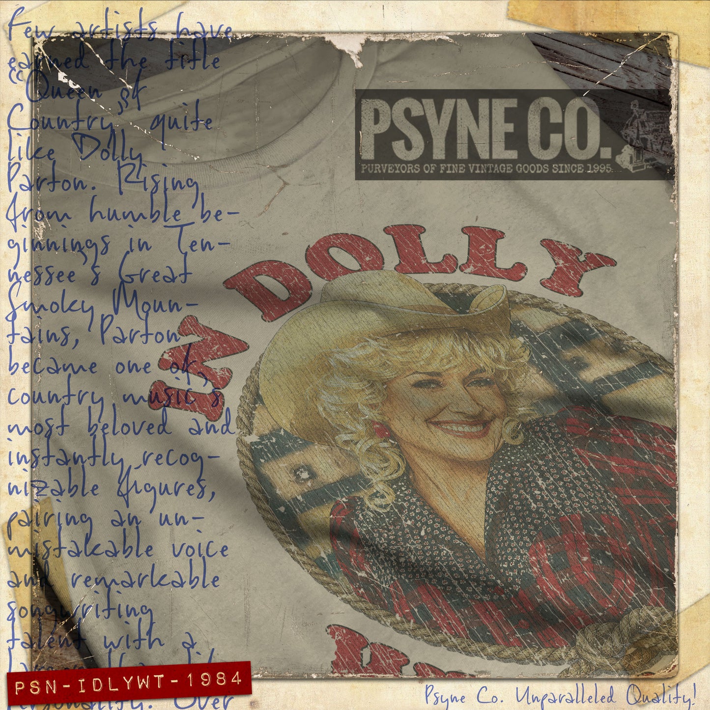 In Dolly We Trust 1984 Vintage Women's T-Shirt