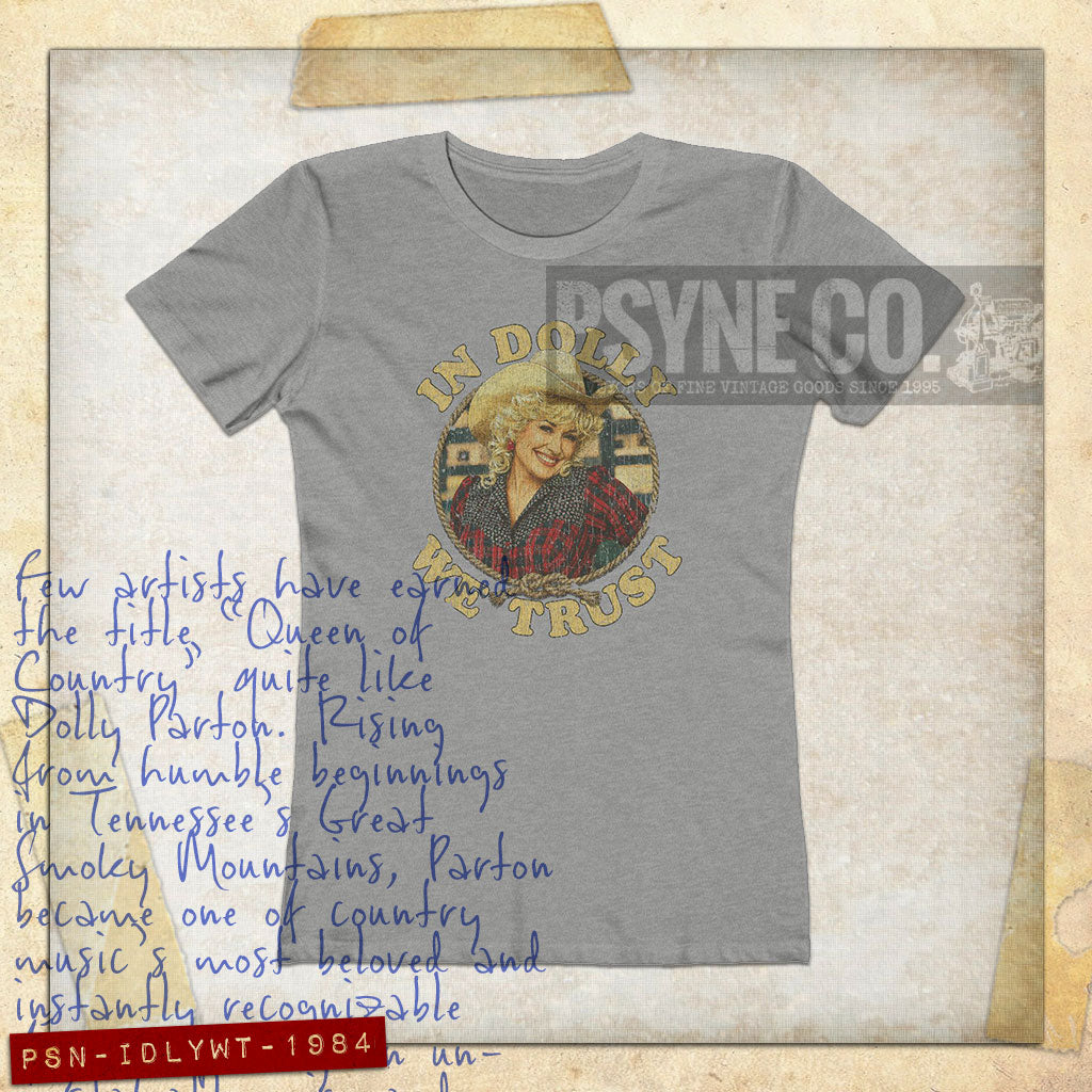 In Dolly We Trust 1984 Vintage Women's T-Shirt