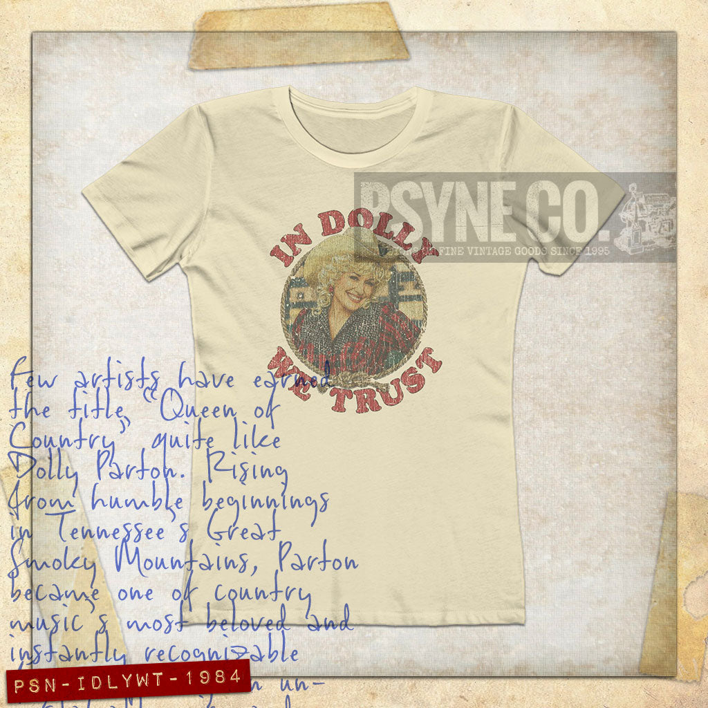 In Dolly We Trust 1984 Vintage Women's T-Shirt