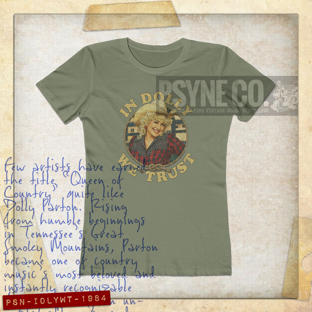 In Dolly We Trust 1984 Vintage Women's T-Shirt