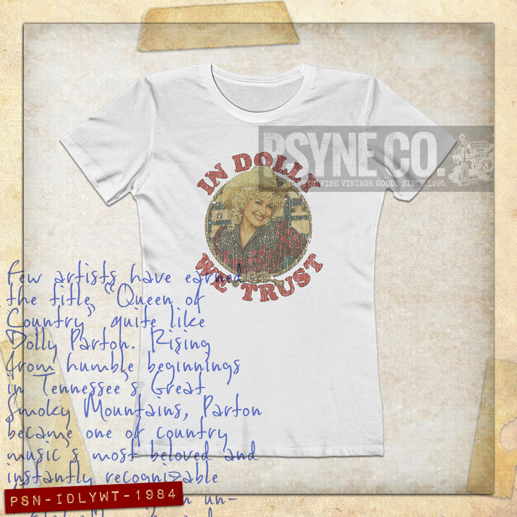 In Dolly We Trust 1984 Vintage Women's T-Shirt