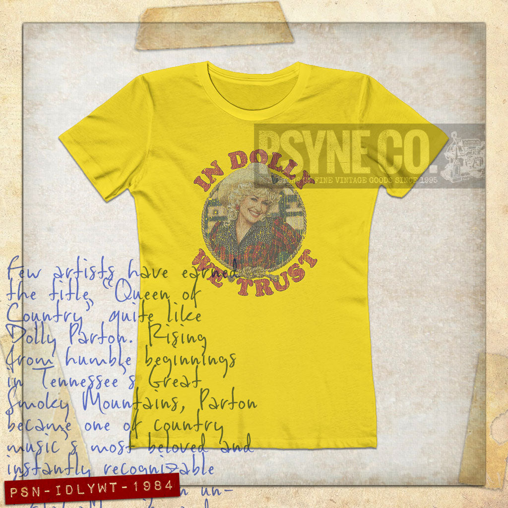 In Dolly We Trust 1984 Vintage Women's T-Shirt
