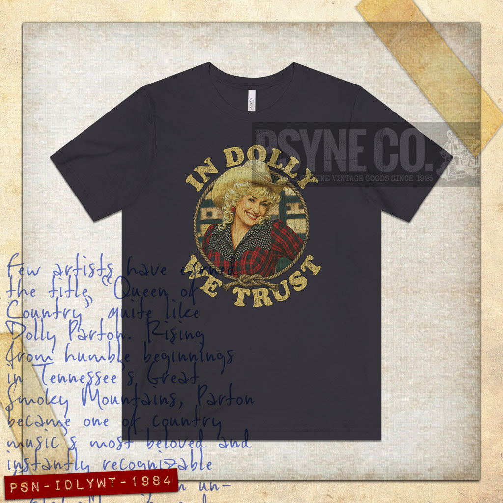 In Dolly We Trust 1984 Vintage Men's T-Shirt