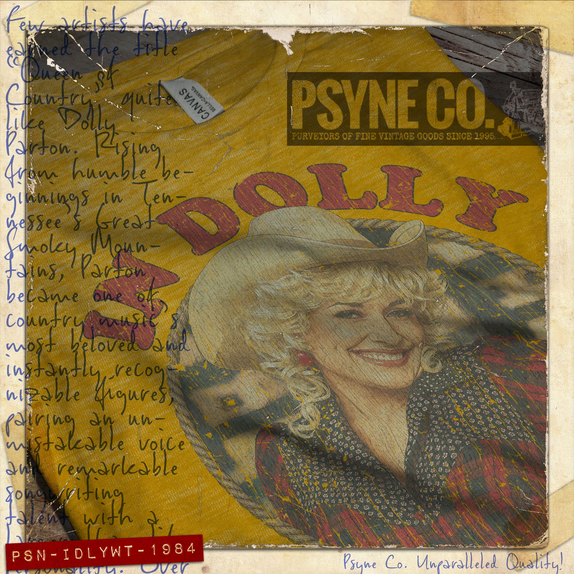 In Dolly We Trust 1984 Vintage Men's T-Shirt