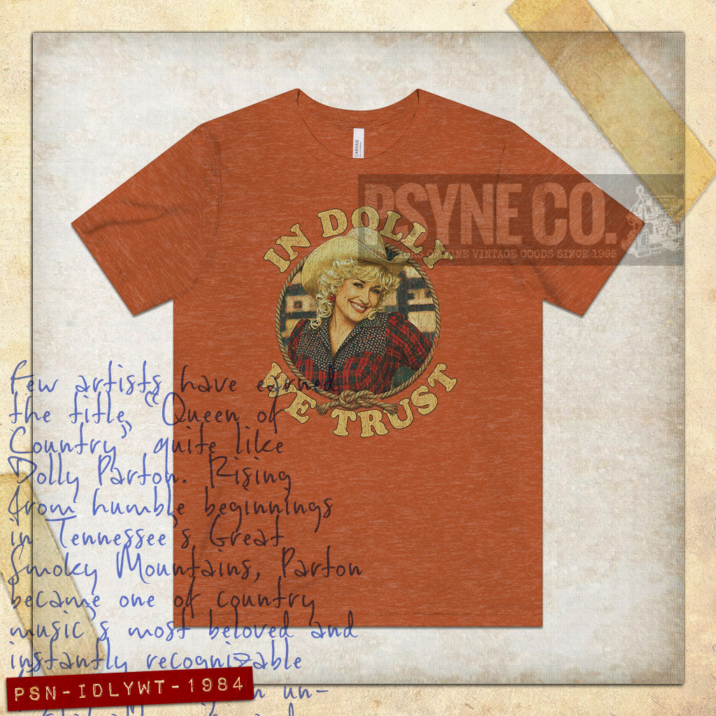 In Dolly We Trust 1984 Vintage Men's T-Shirt