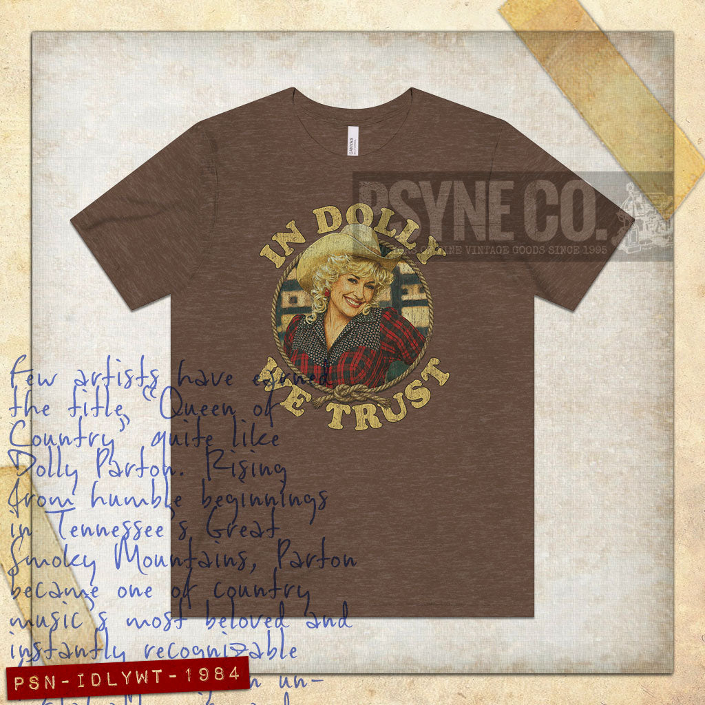In Dolly We Trust 1984 Vintage Men's T-Shirt