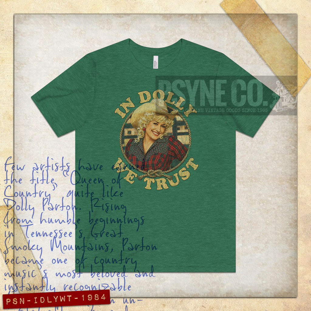 In Dolly We Trust 1984 Vintage Men's T-Shirt