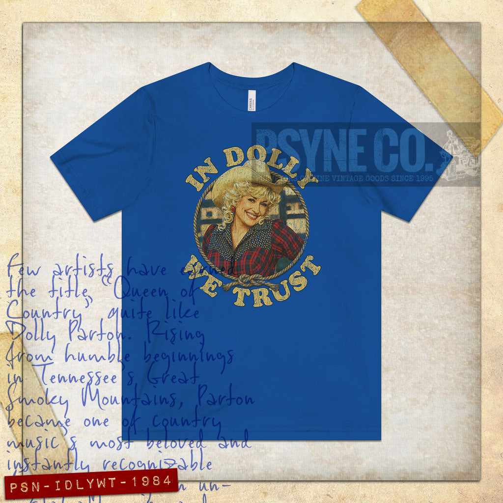 In Dolly We Trust 1984 Vintage Men's T-Shirt