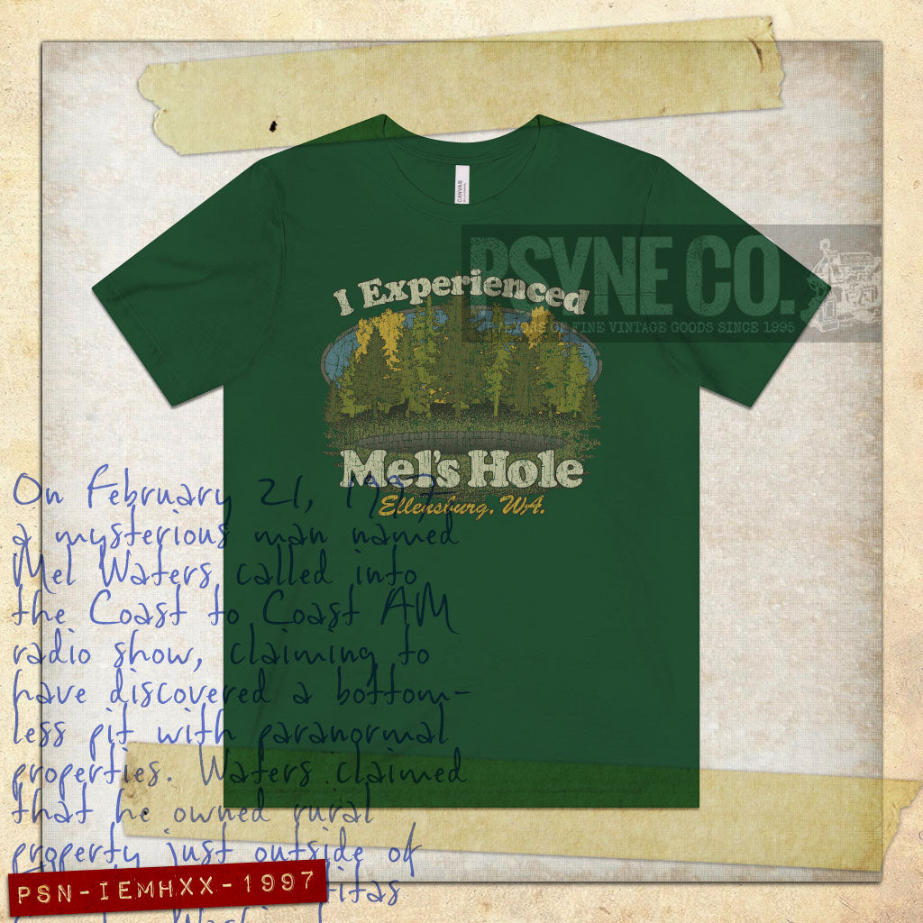 I Experienced Mel's Hole 1997 Vintage Men's T-Shirt