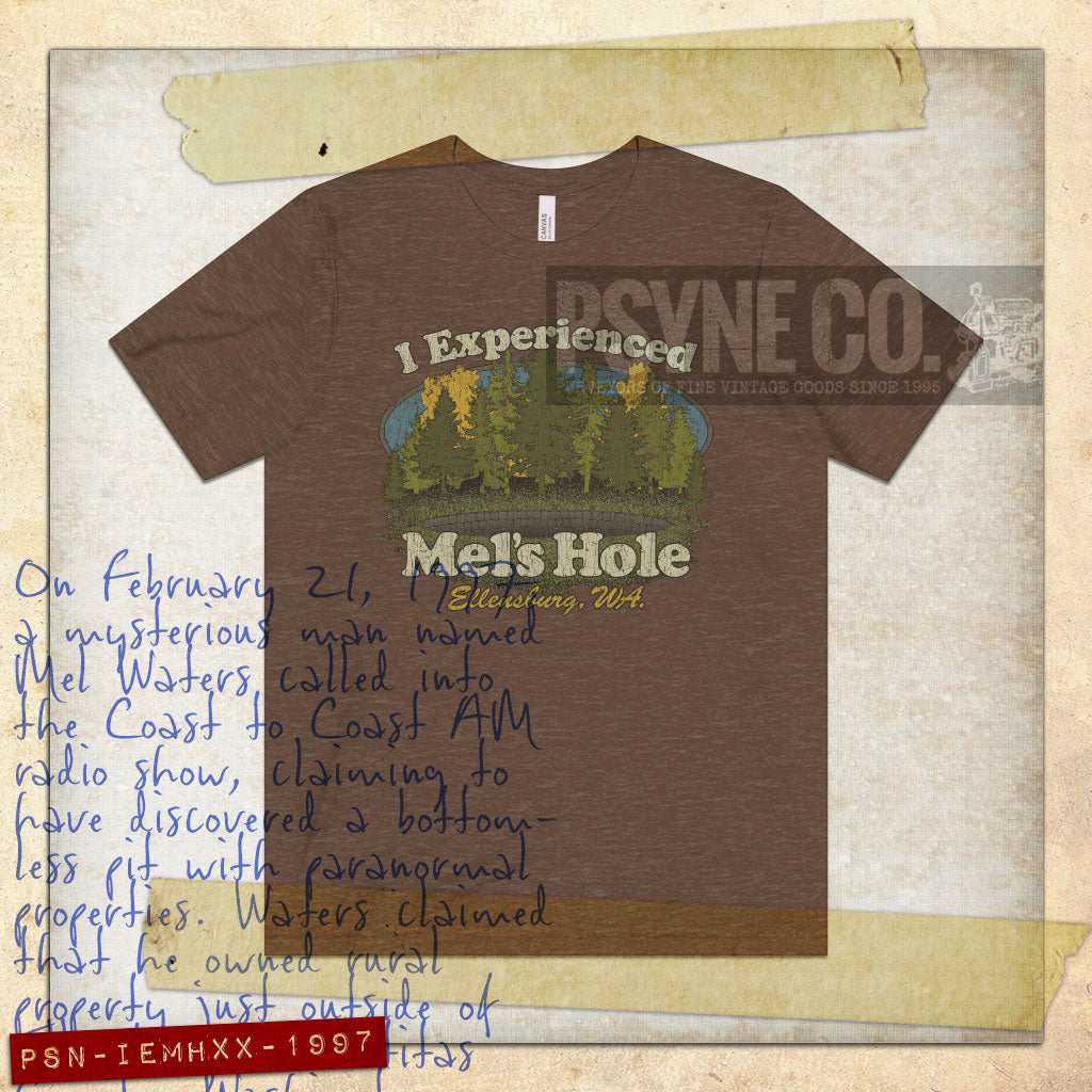 I Experienced Mel's Hole 1997 Vintage Men's T-Shirt