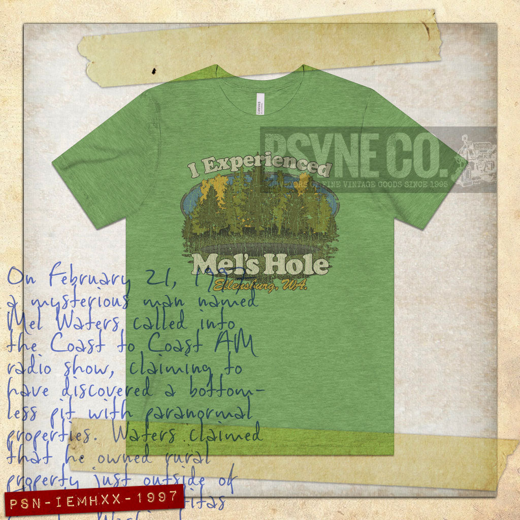 I Experienced Mel's Hole 1997 Vintage Men's T-Shirt