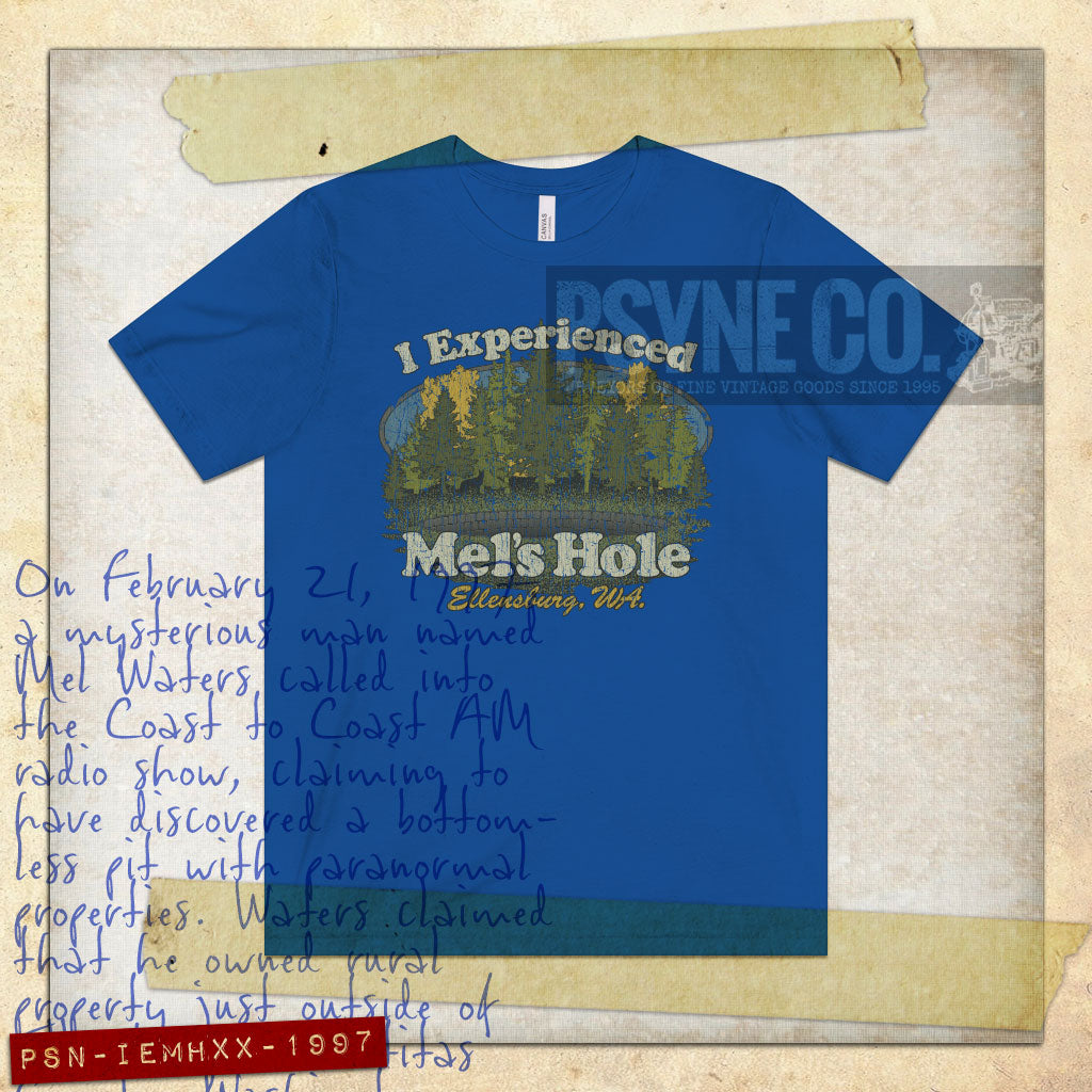 I Experienced Mel's Hole 1997 Vintage Men's T-Shirt