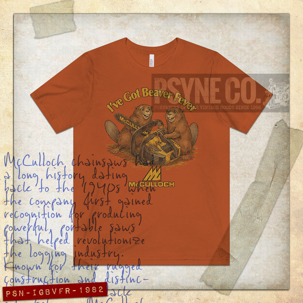 I've Got Beaver Fever 1982 Vintage Men's T-Shirt