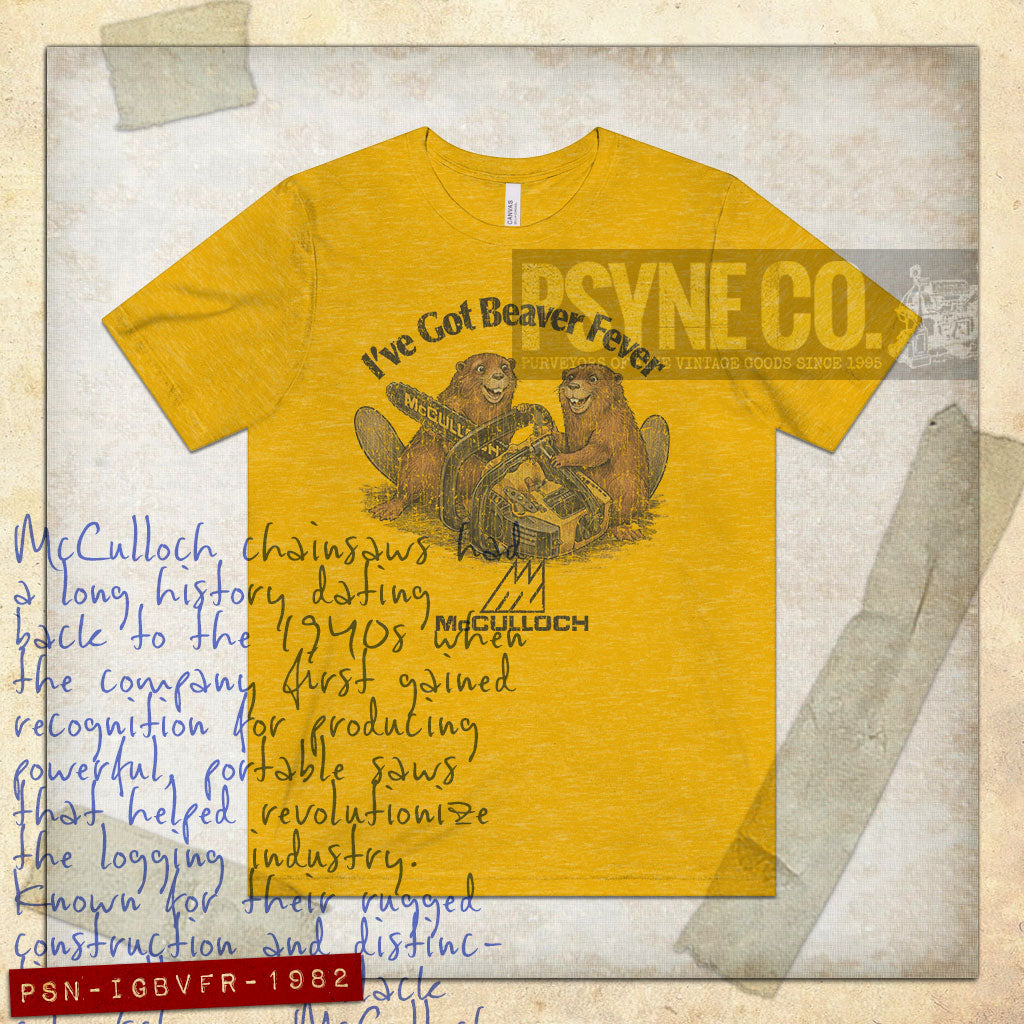 I've Got Beaver Fever 1982 Vintage Men's T-Shirt