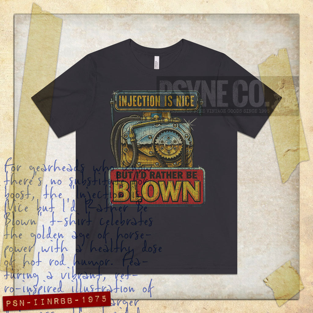 Injection is Nice but I’d Rather Be Blown 1975 Vintage Men’s T-Shirt