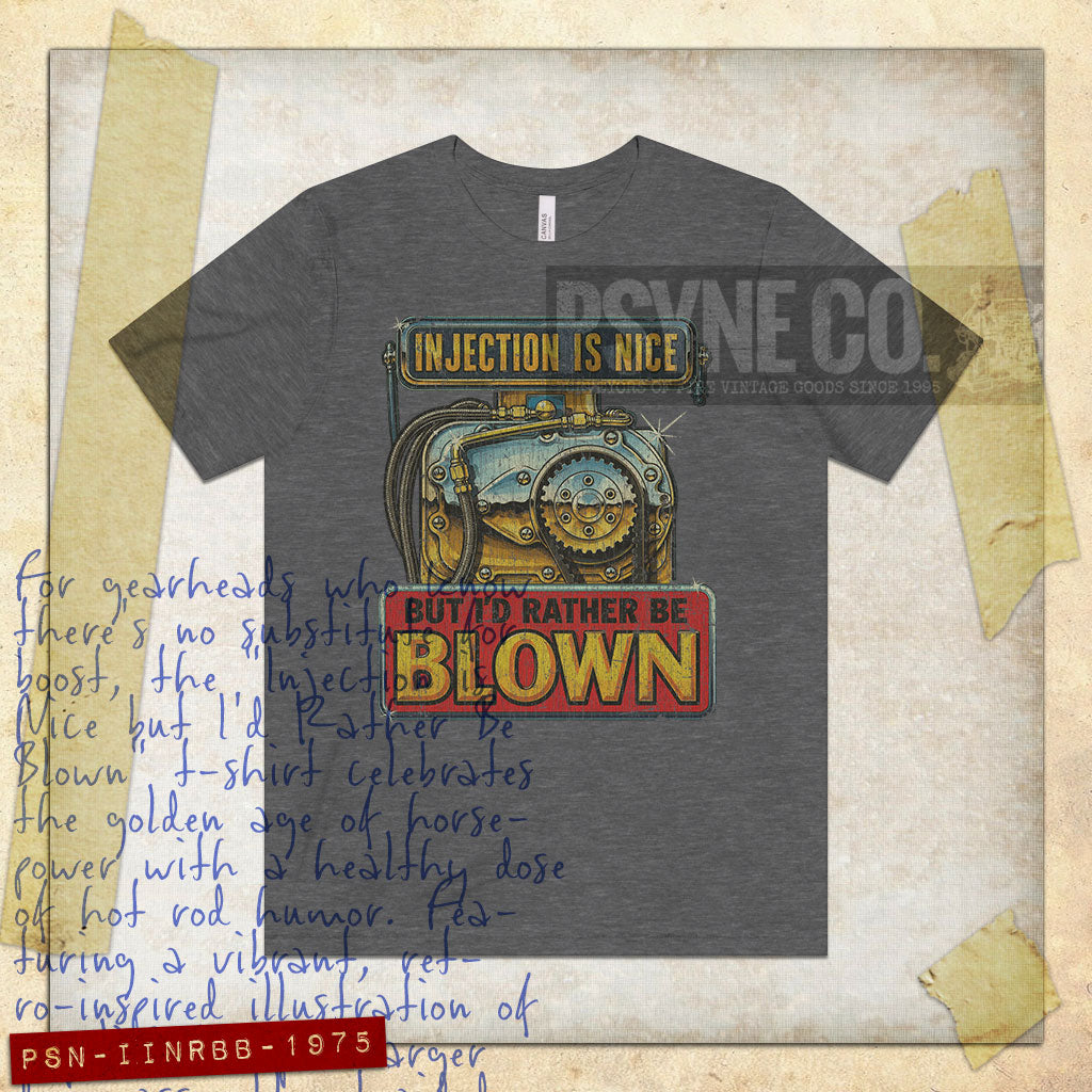 Injection is Nice but I’d Rather Be Blown 1975 Vintage Men’s T-Shirt