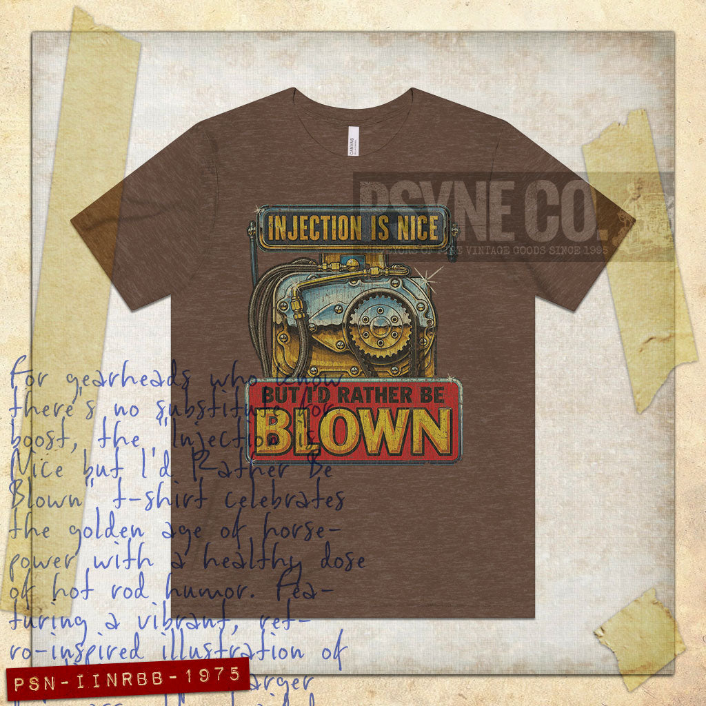 Injection is Nice but I’d Rather Be Blown 1975 Vintage Men’s T-Shirt
