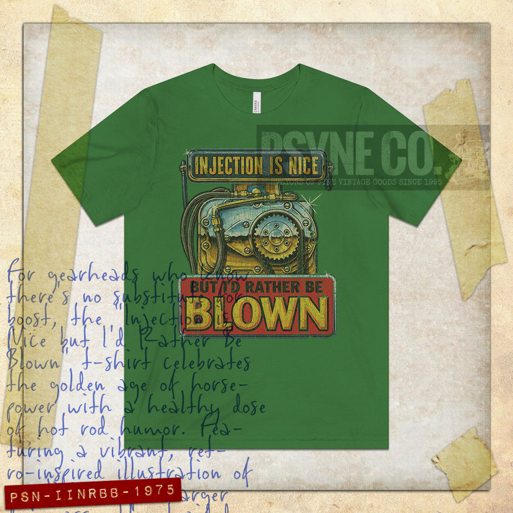 Injection is Nice but I’d Rather Be Blown 1975 Vintage Men’s T-Shirt