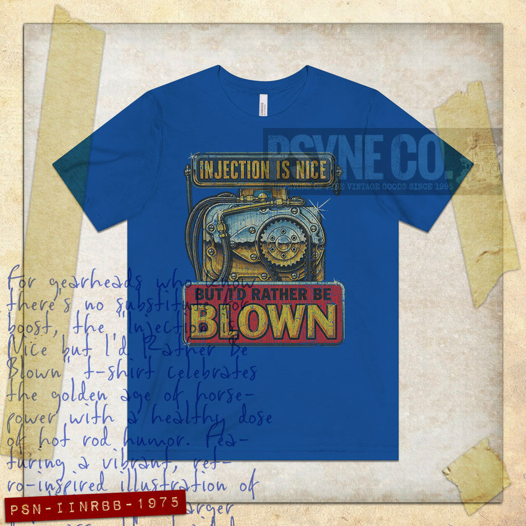 Injection is Nice but I’d Rather Be Blown 1975 Vintage Men’s T-Shirt