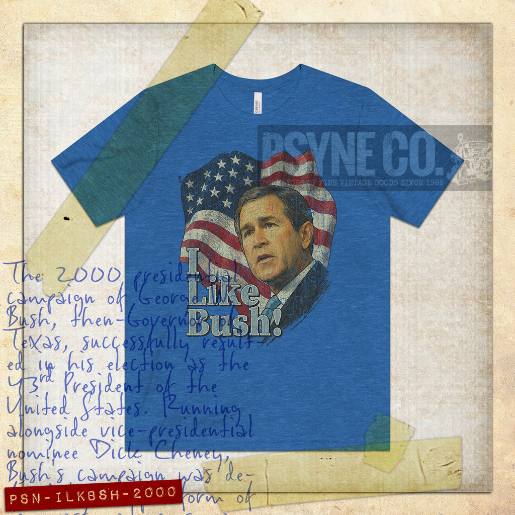 I Like Bush 2000 Vintage Men's T-Shirt