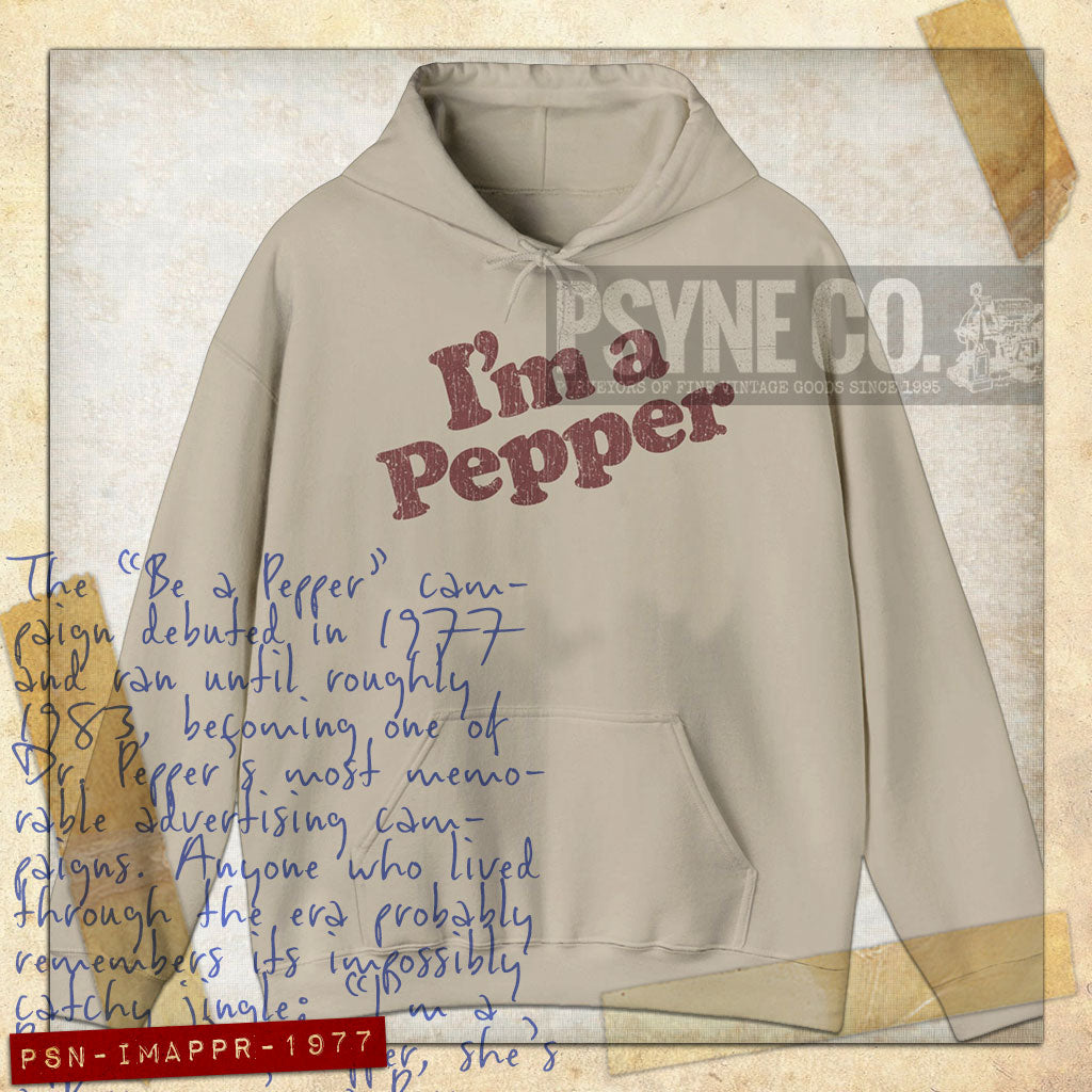 I'm a Pepper 1977 Vintage Hoodie