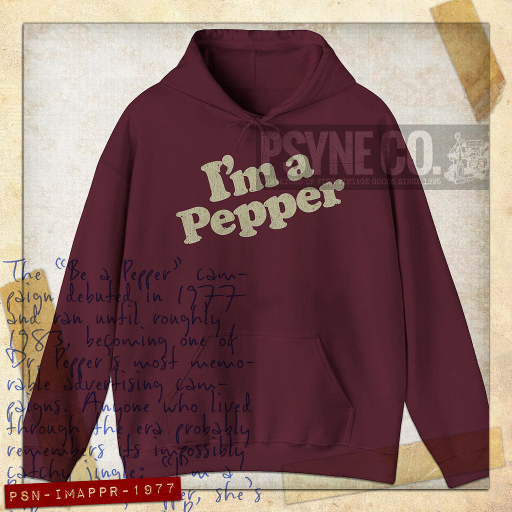 I'm a Pepper 1977 Vintage Hoodie