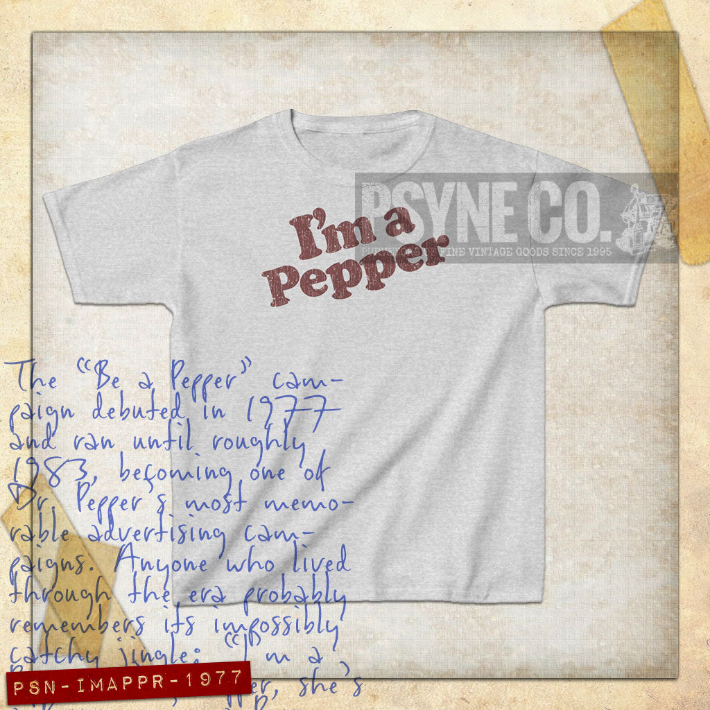 I'm a Pepper 1977 Vintage Kid's T-Shirt