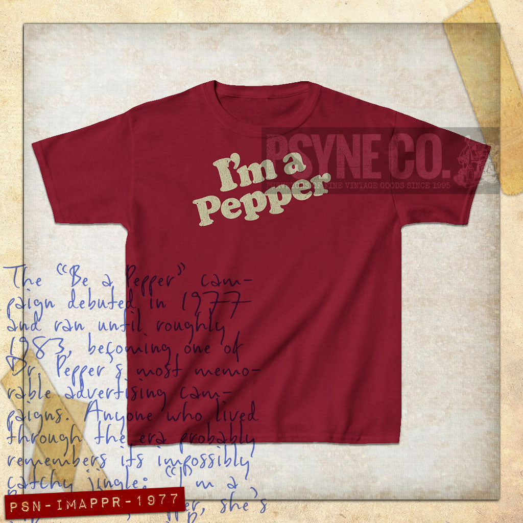 I'm a Pepper 1977 Vintage Kid's T-Shirt