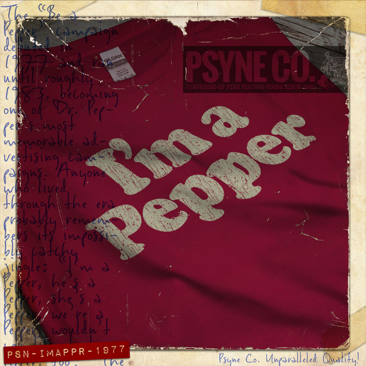 I'm a Pepper 1977 Vintage Kid's T-Shirt