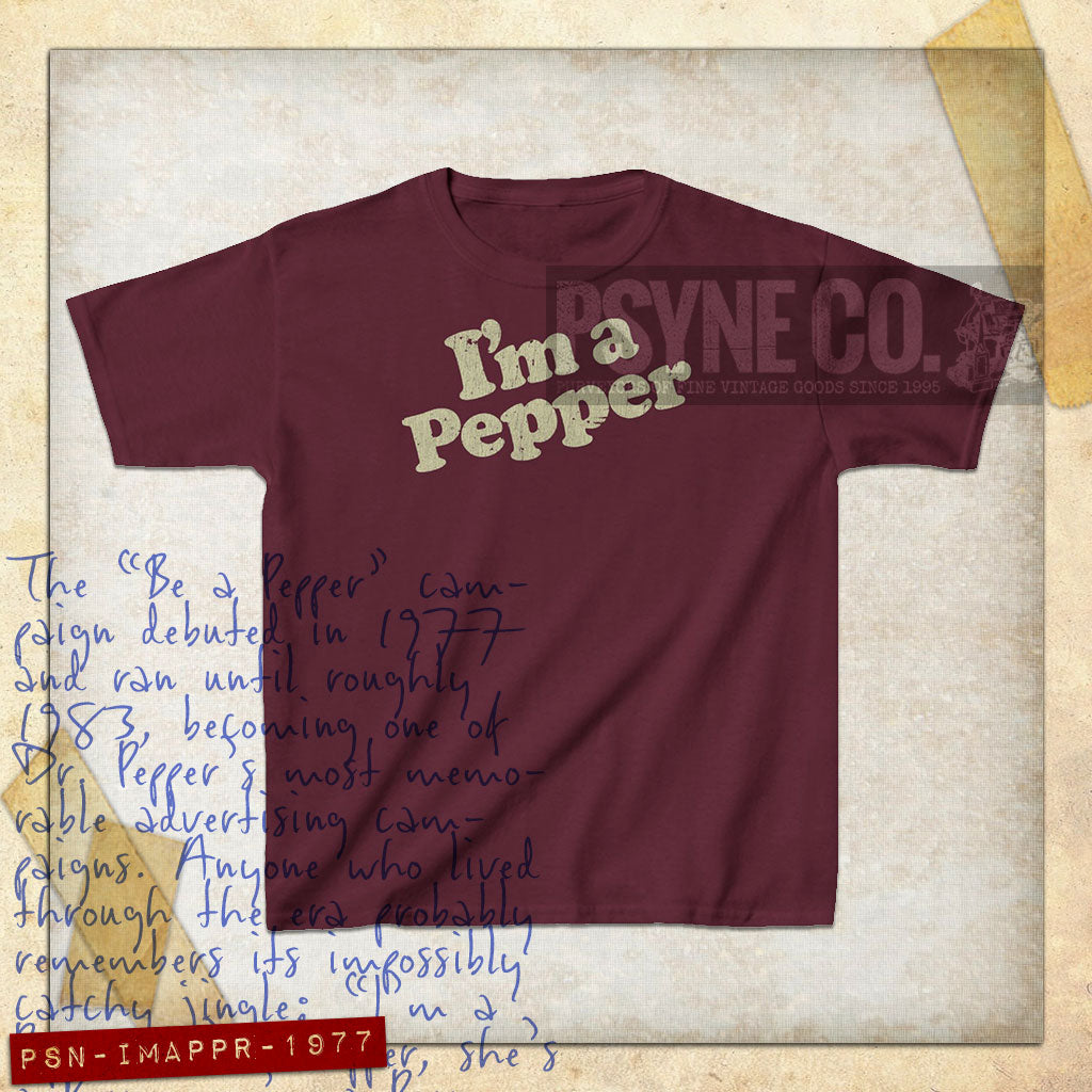 I'm a Pepper 1977 Vintage Kid's T-Shirt