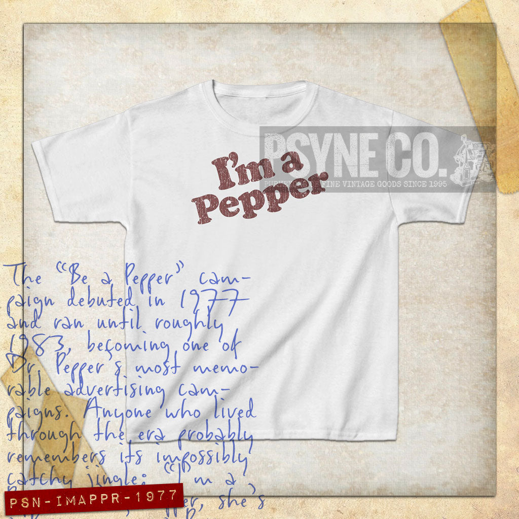 I'm a Pepper 1977 Vintage Kid's T-Shirt
