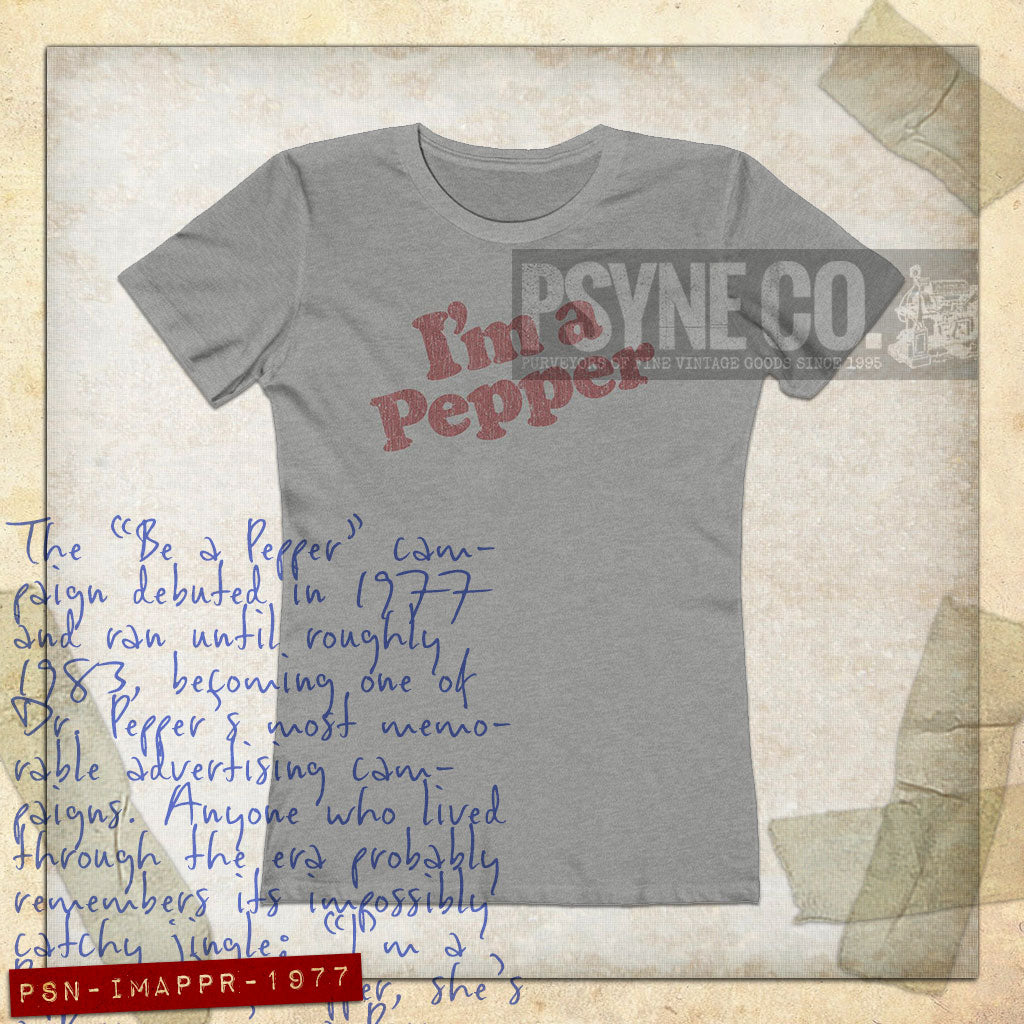 I'm a Pepper 1977 Vintage Women's T-Shirt