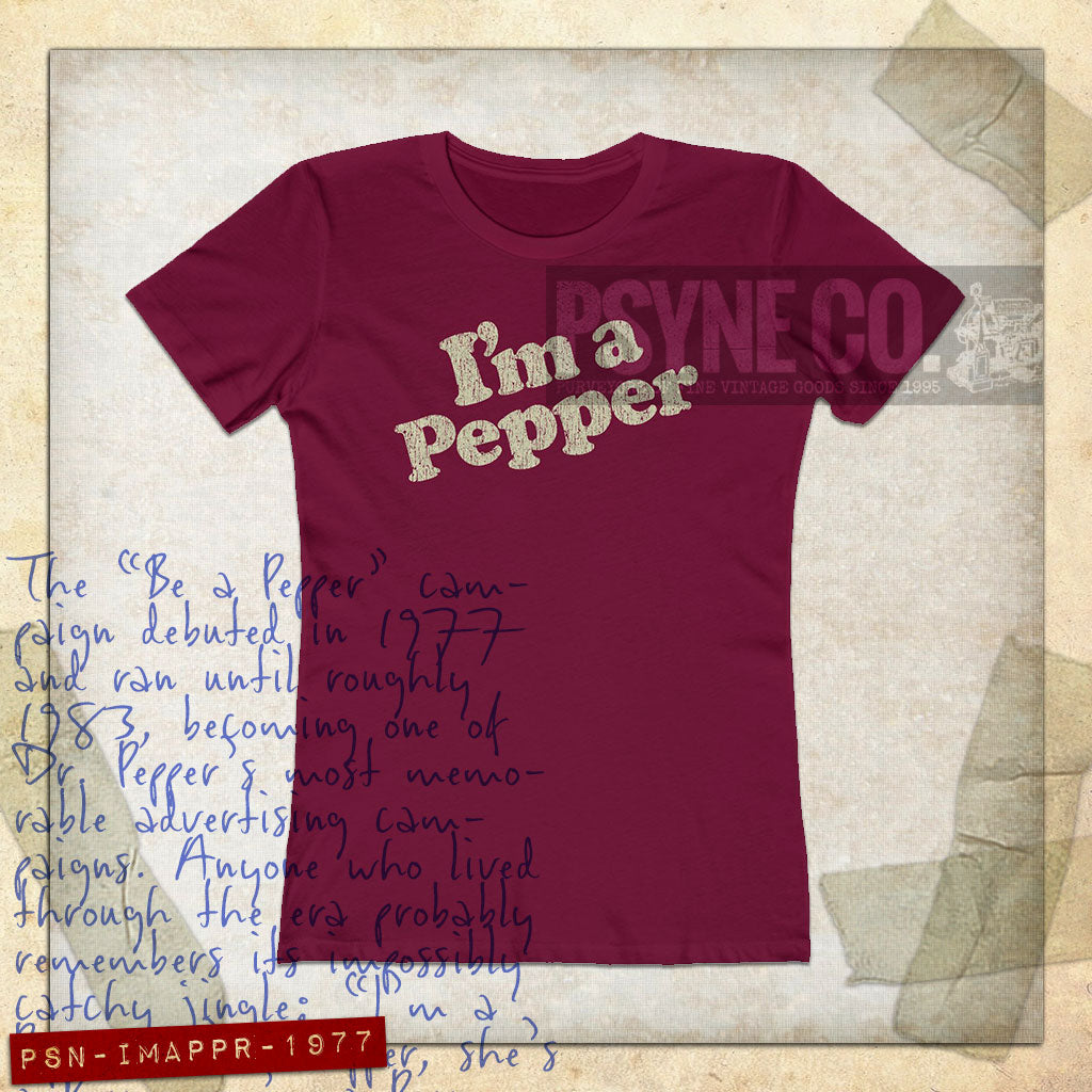 I'm a Pepper 1977 Vintage Women's T-Shirt