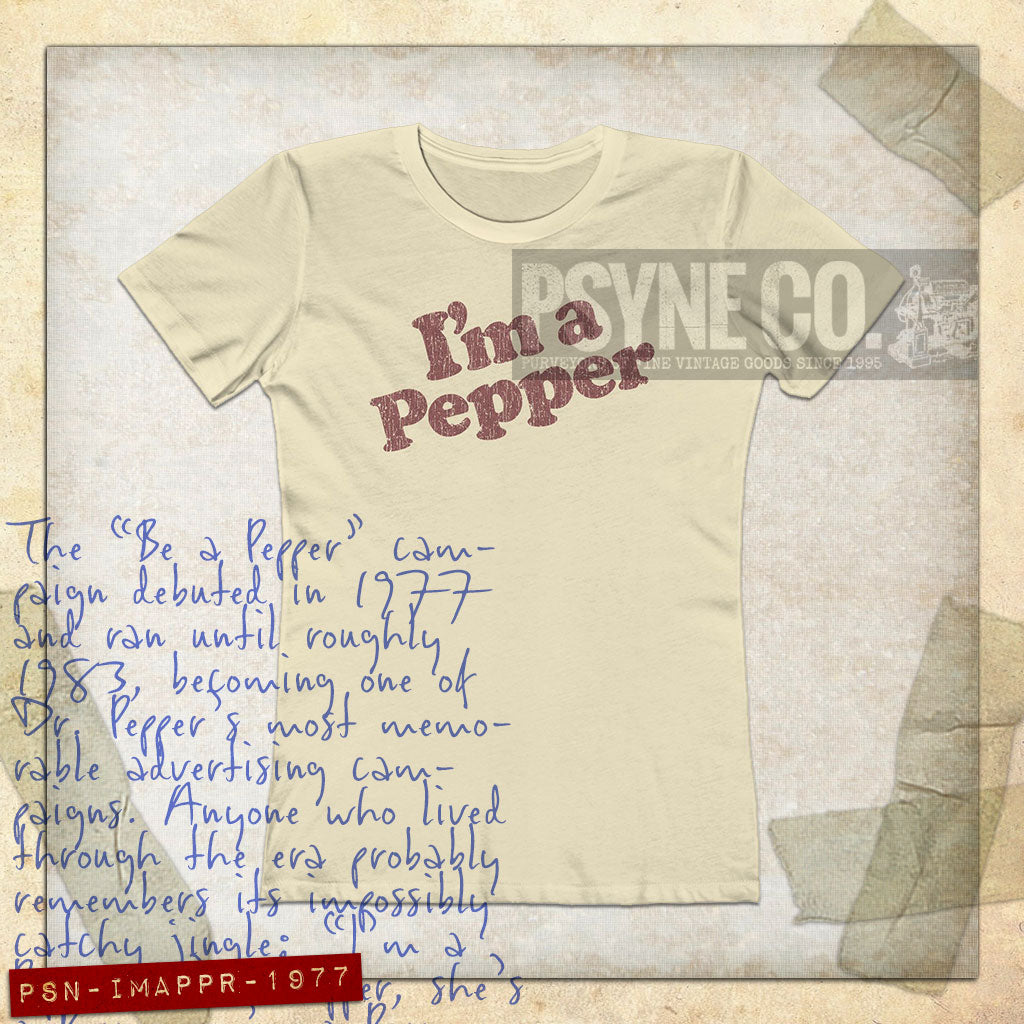 I'm a Pepper 1977 Vintage Women's T-Shirt