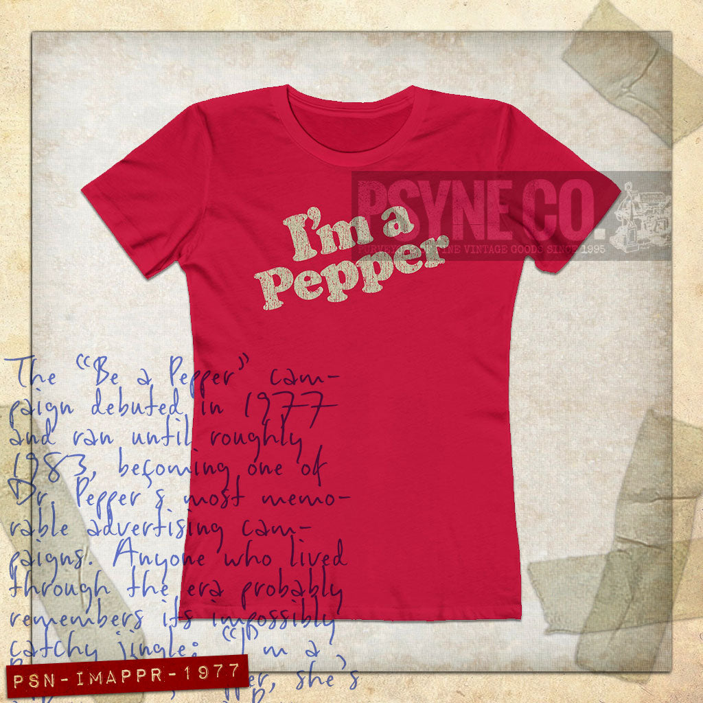 I'm a Pepper 1977 Vintage Women's T-Shirt