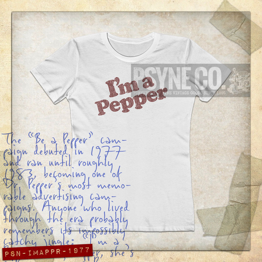 I'm a Pepper 1977 Vintage Women's T-Shirt