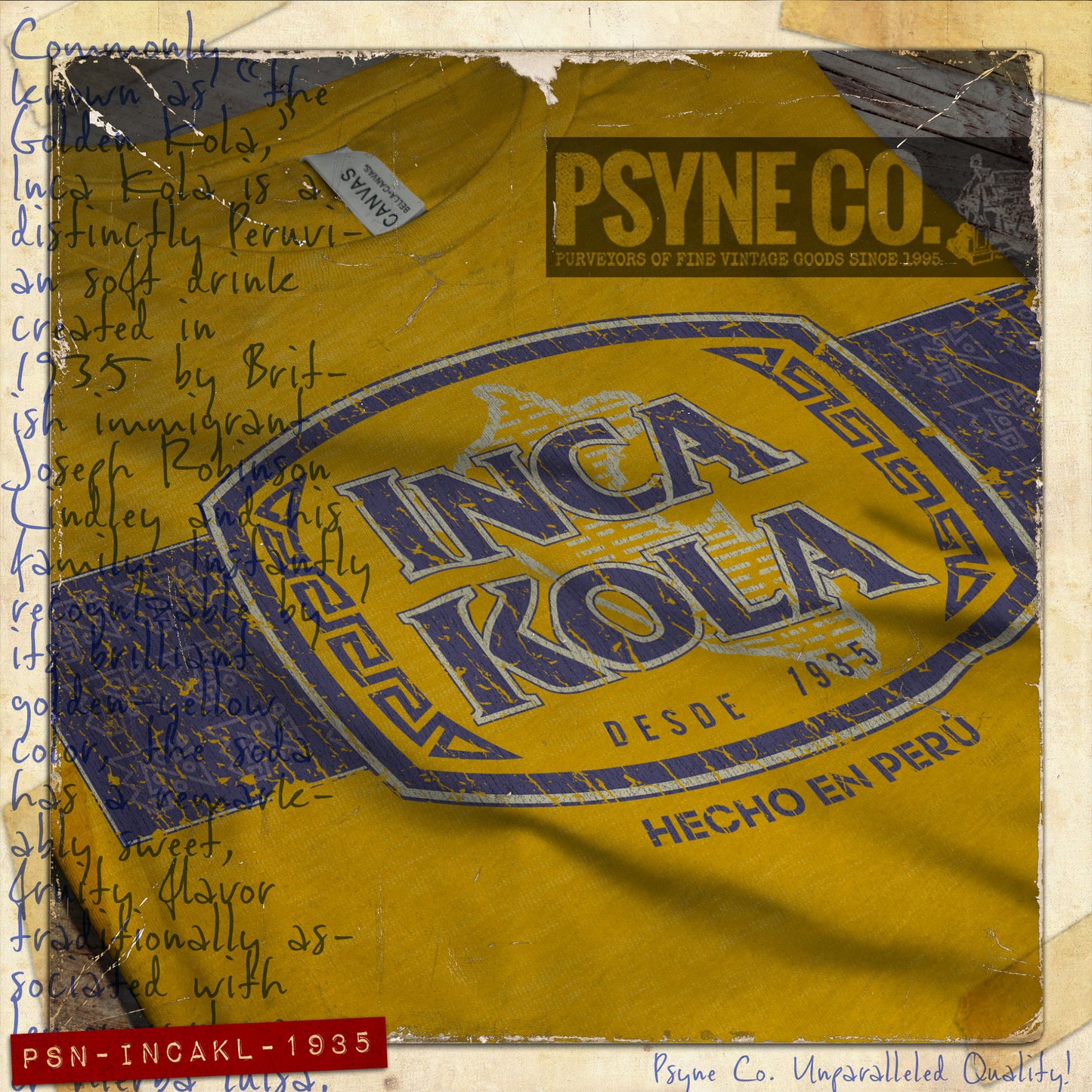 Inca Kola 1935 Vintage Men's T-Shirt