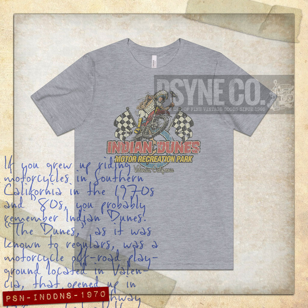Indian Dunes Motor Recreation Park 1970 Vintage Men's T-Shirt
