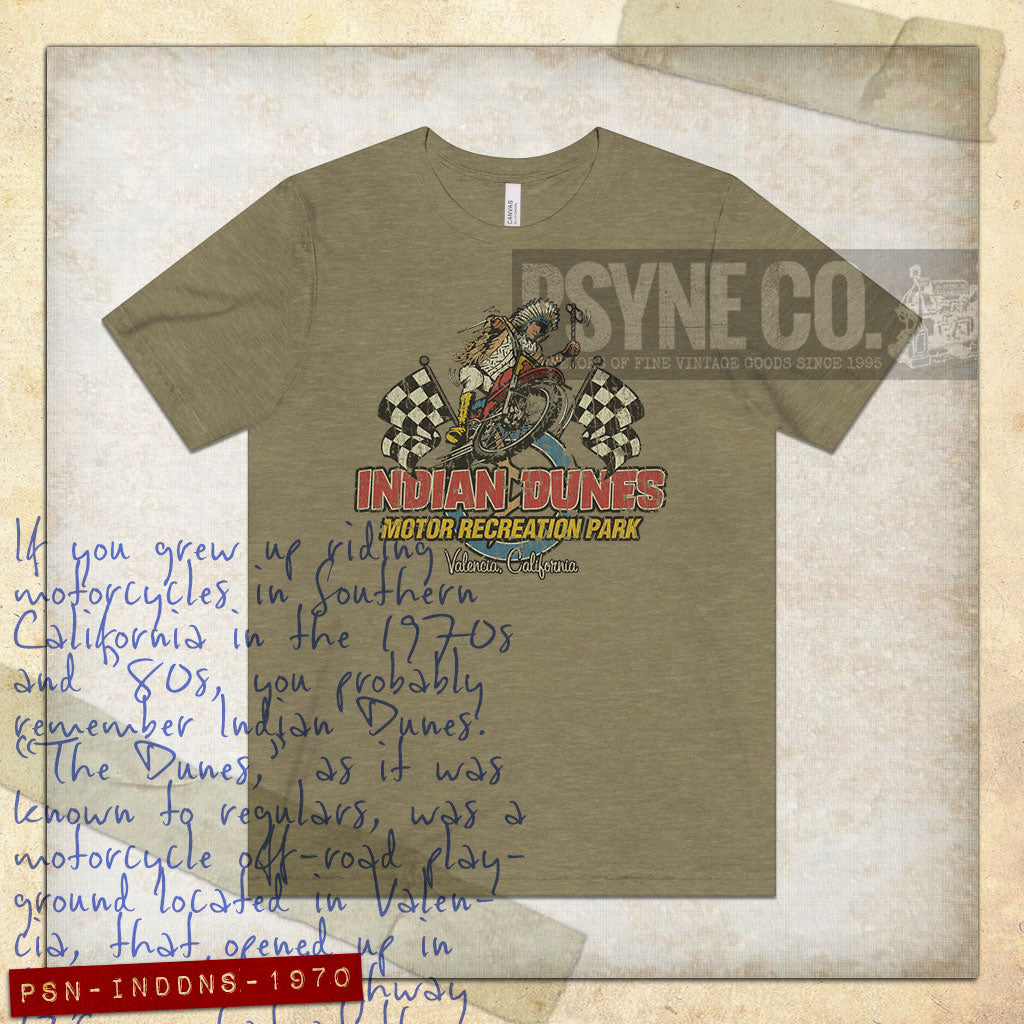 Indian Dunes Motor Recreation Park 1970 Vintage Men's T-Shirt