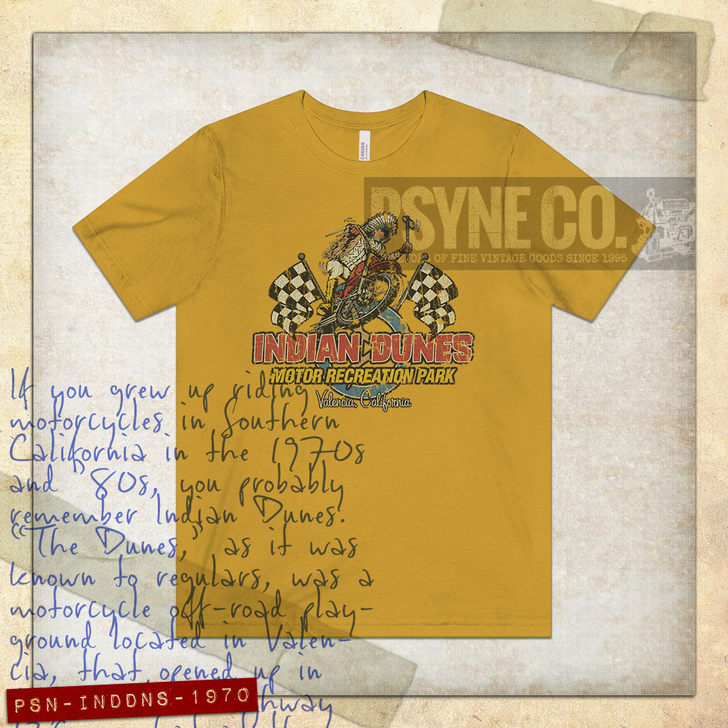 Indian Dunes Motor Recreation Park 1970 Vintage Men's T-Shirt