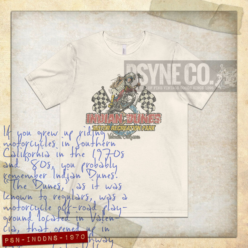 Indian Dunes Motor Recreation Park 1970 Vintage Men's T-Shirt