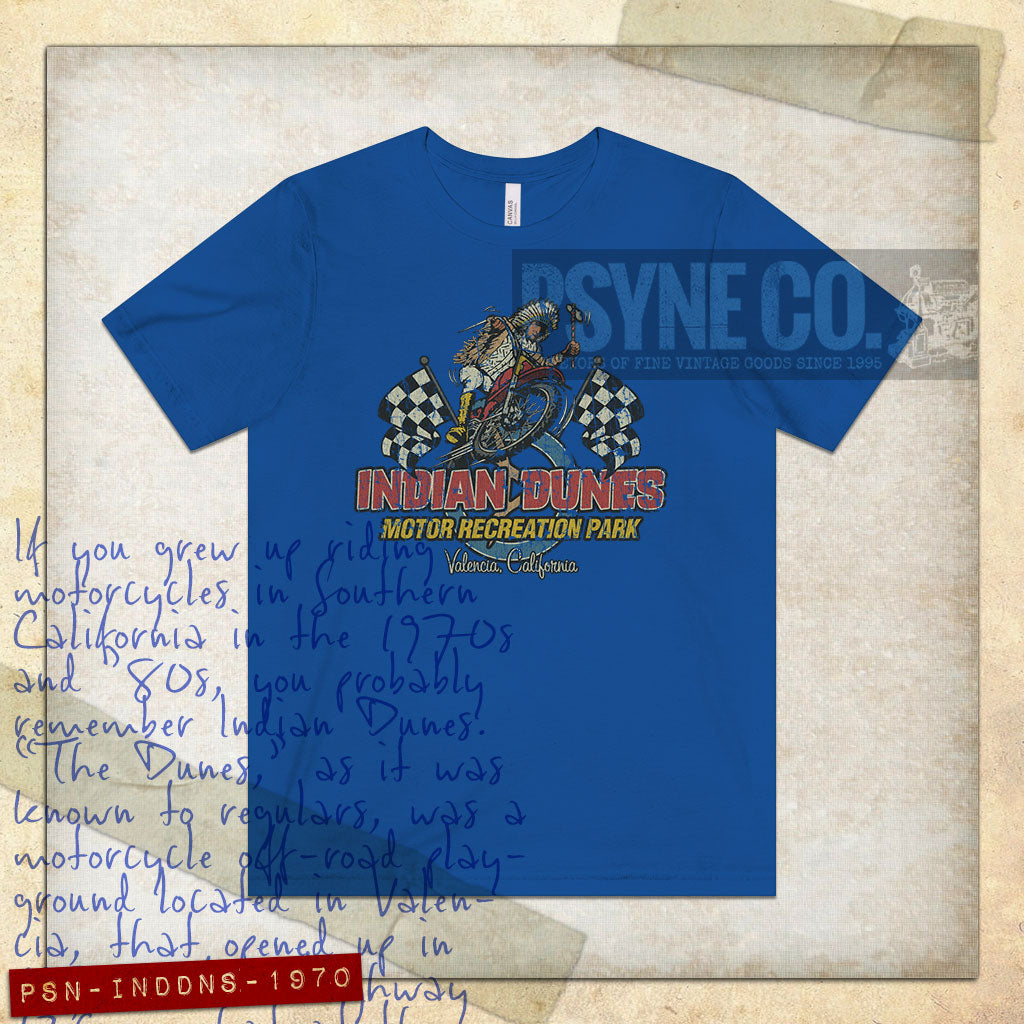 Indian Dunes Motor Recreation Park 1970 Vintage Men's T-Shirt