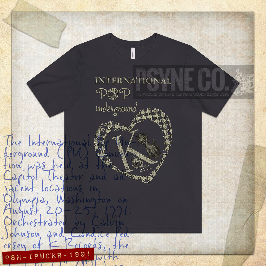 International Pop Underground Convention 1991 Vintage Men's T-Shirt