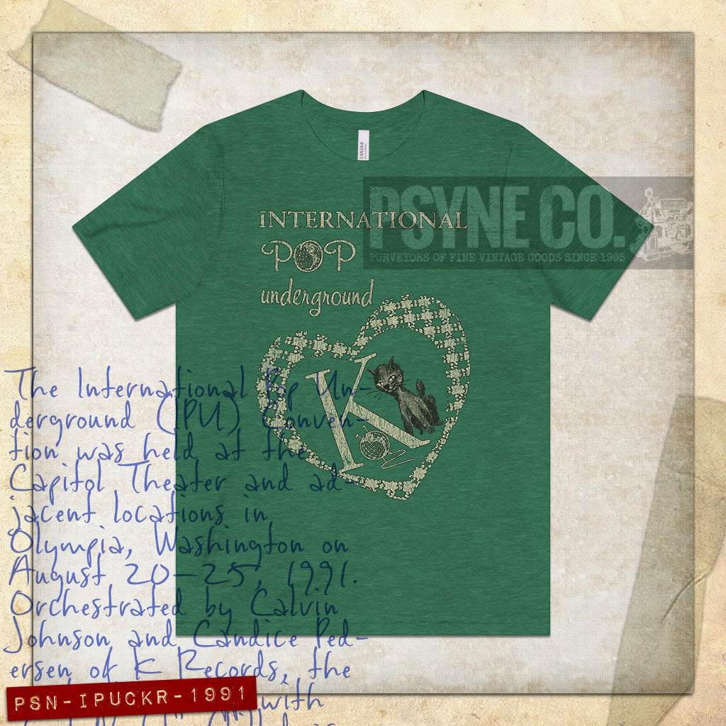 International Pop Underground Convention 1991 Vintage Men's T-Shirt