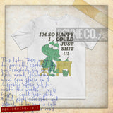 I'm So Happy I Could Just Shit 1977 Vintage Men's T-Shirt