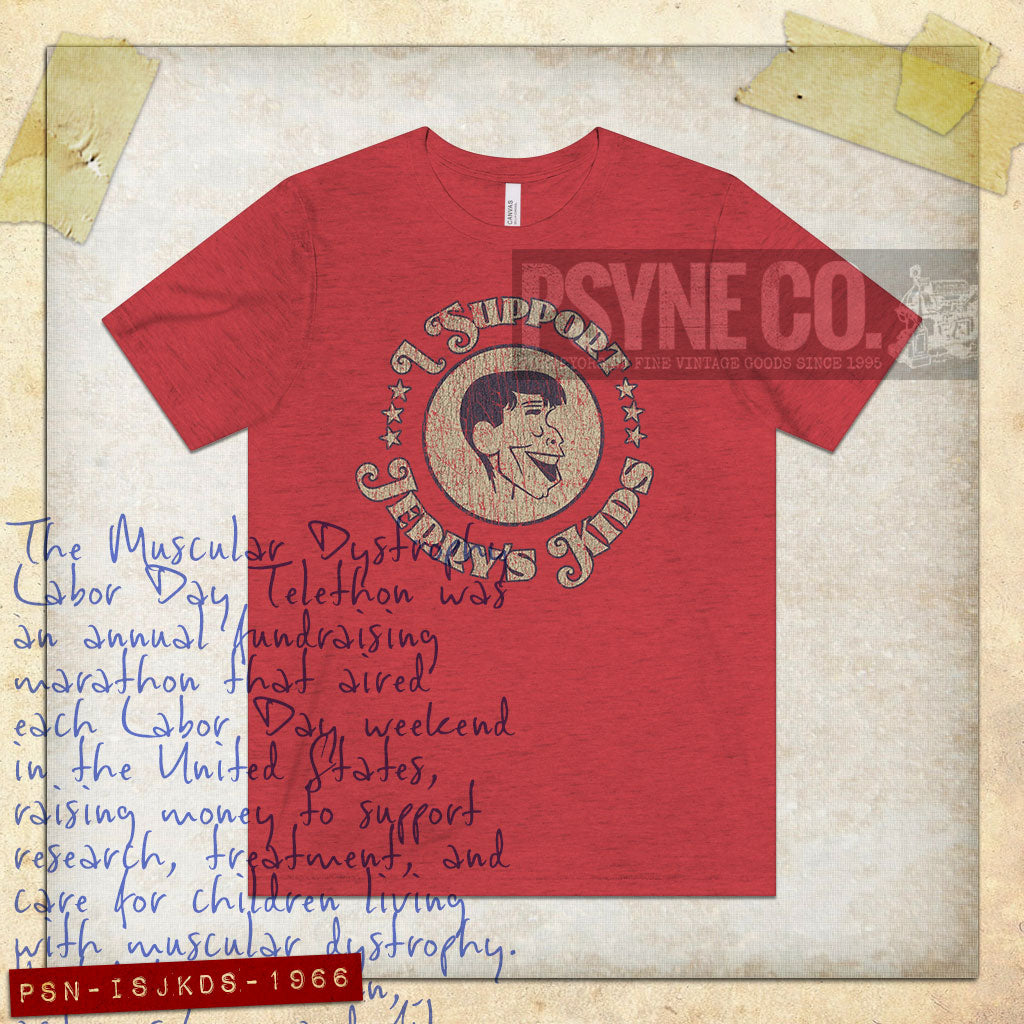 I Support Jerry’s Kids 1966 Vintage Men's T-Shirt