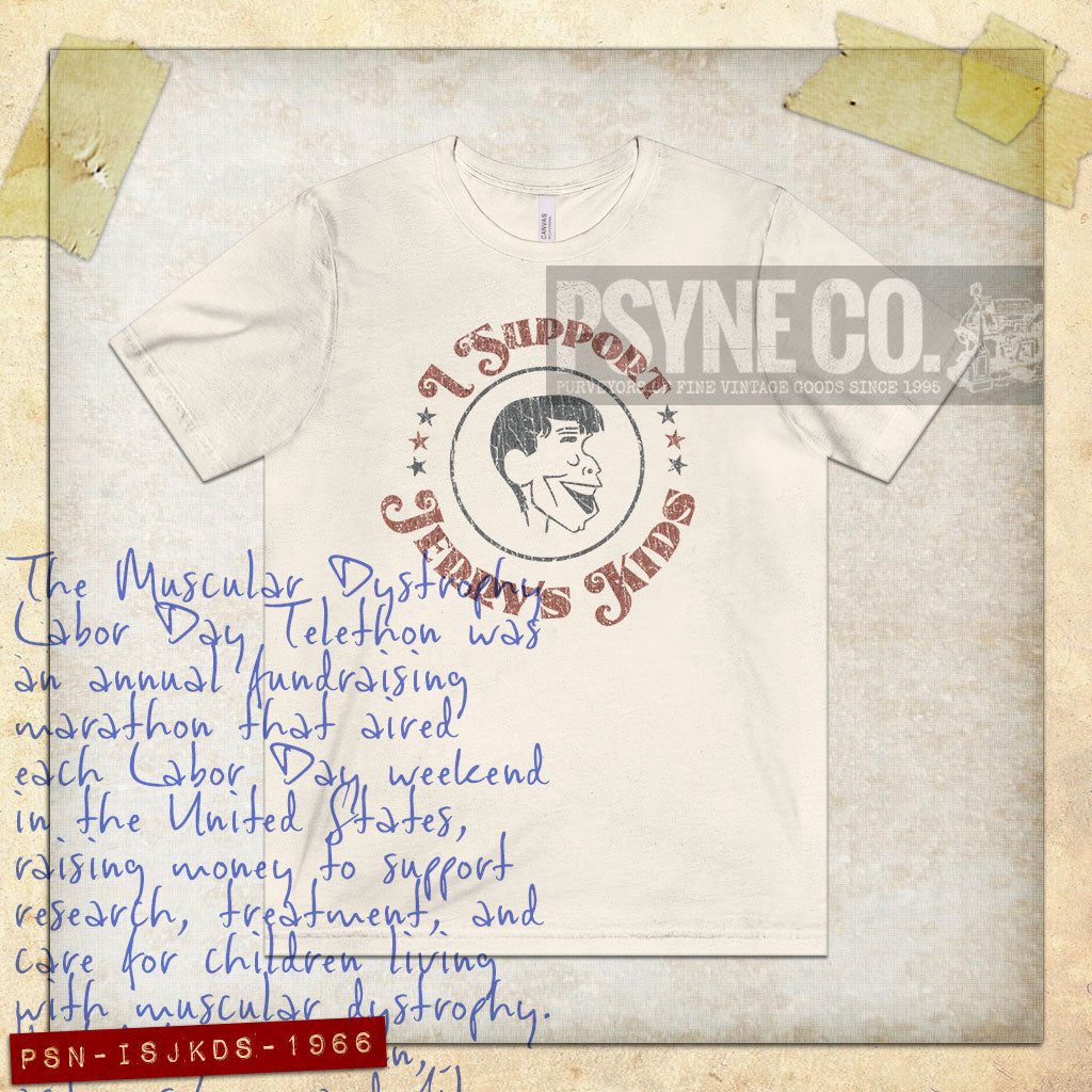 I Support Jerry’s Kids 1966 Vintage Men's T-Shirt