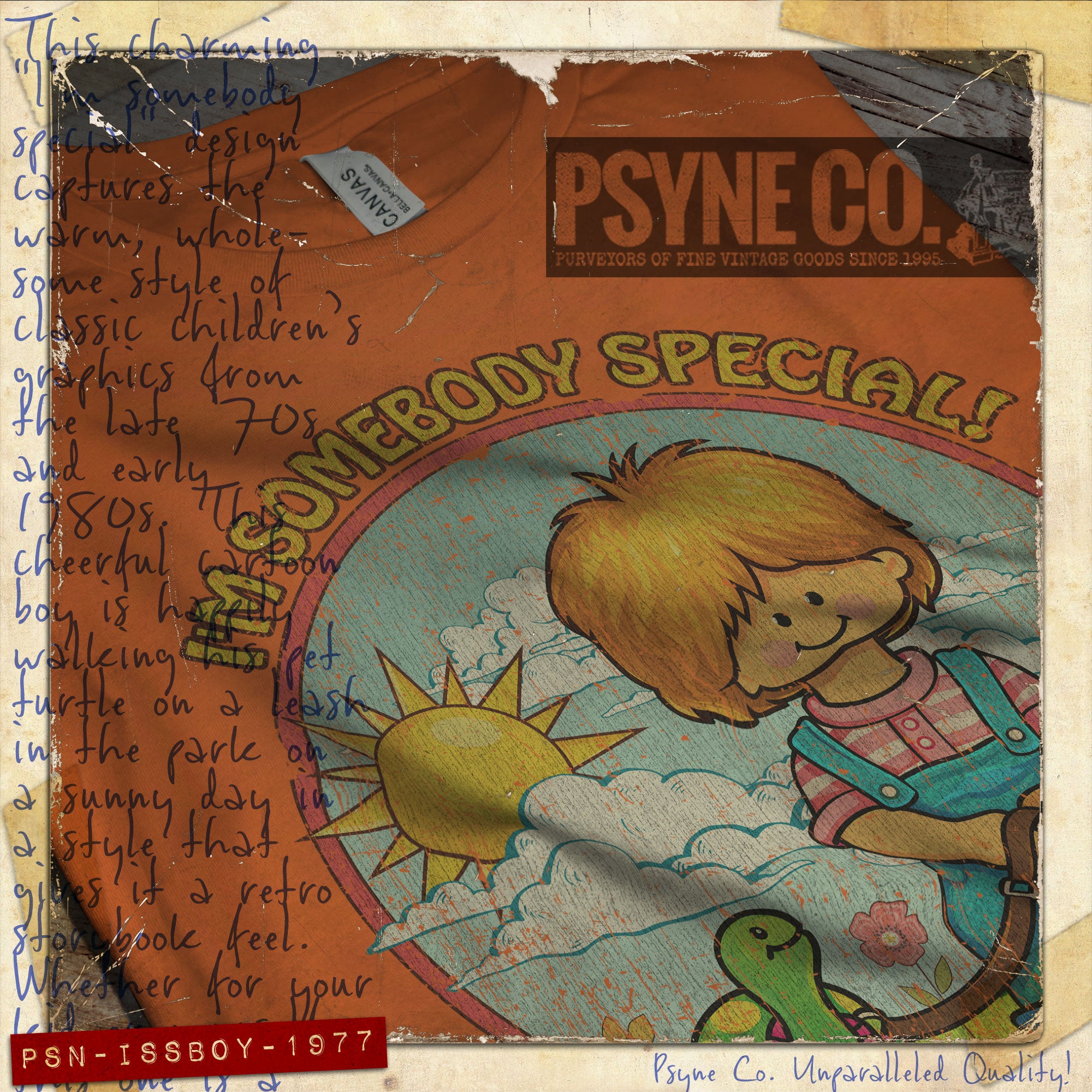 I'm Somebody Special Boy 1977 Vintage Men's T-Shirt