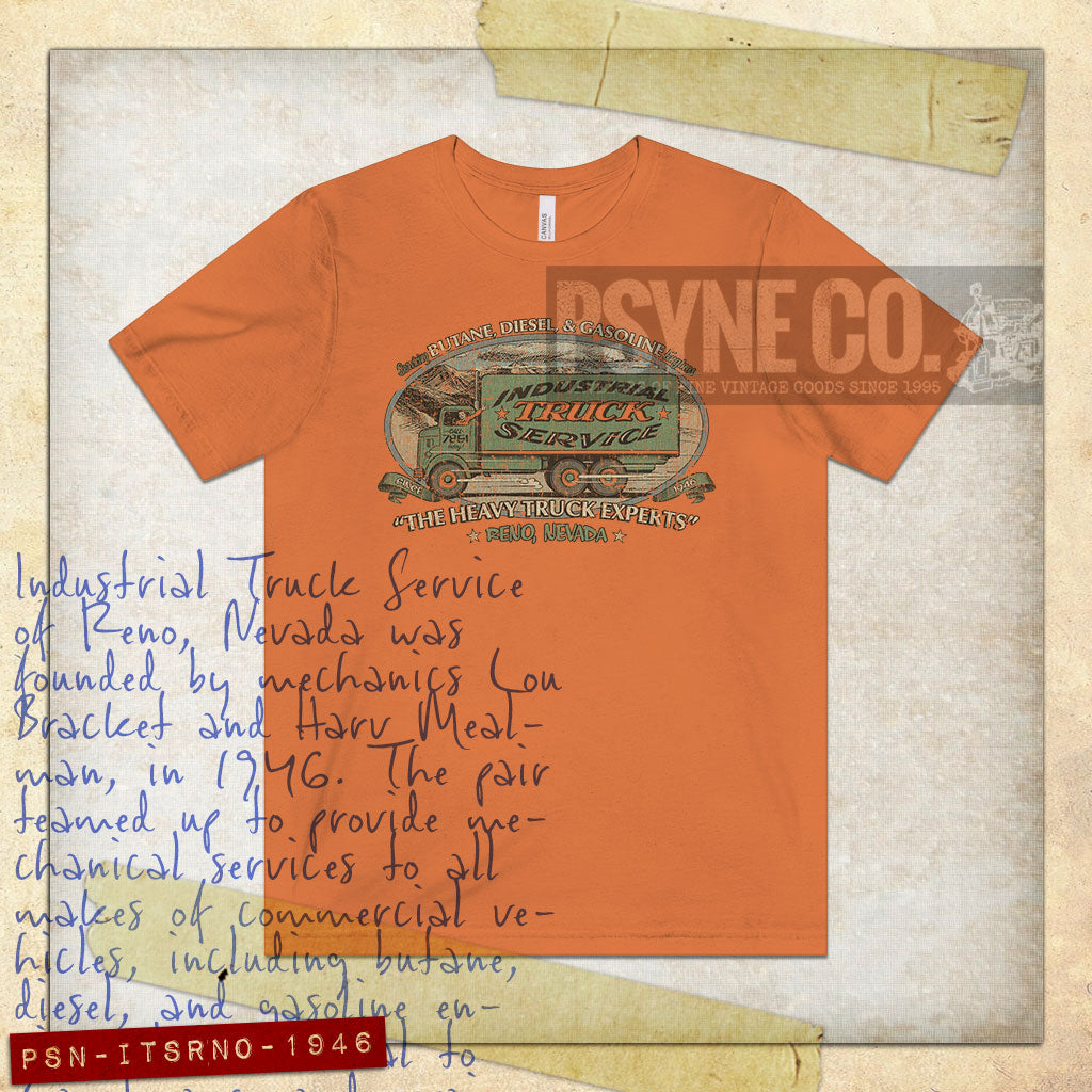 Industrial Truck Service Reno 1946 Vintage Men's T-Shirt